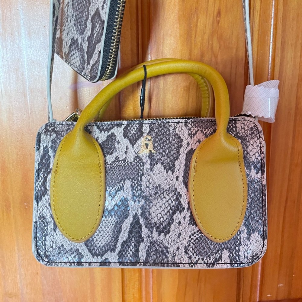 Steve Madden snakeskin mini bag (tags on)